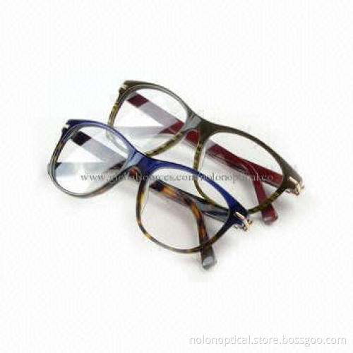 Two Tones High-end Acetate Optical Frame, Clear Lens